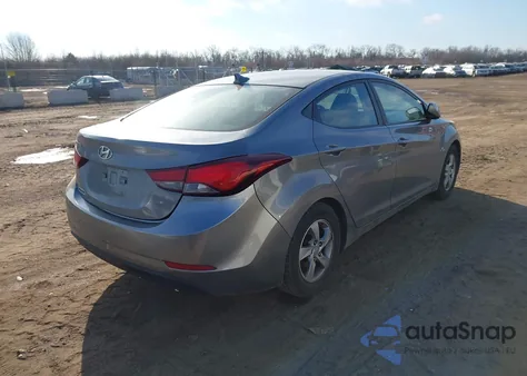 2014 Hyundai Elantra Se from USA, damaged, VIN KMHDH4AE4EU087778